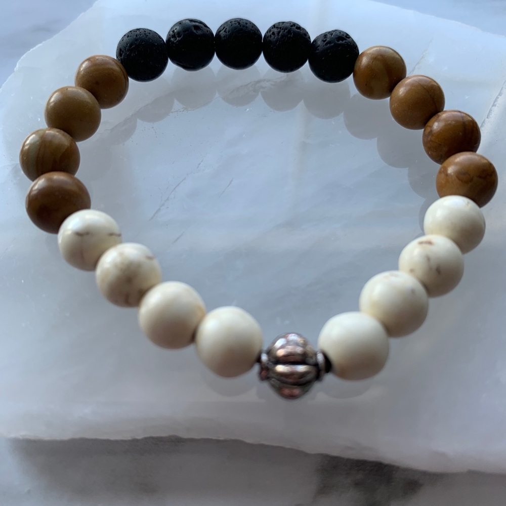 Simple & Earthy Gemstone Bracelet
